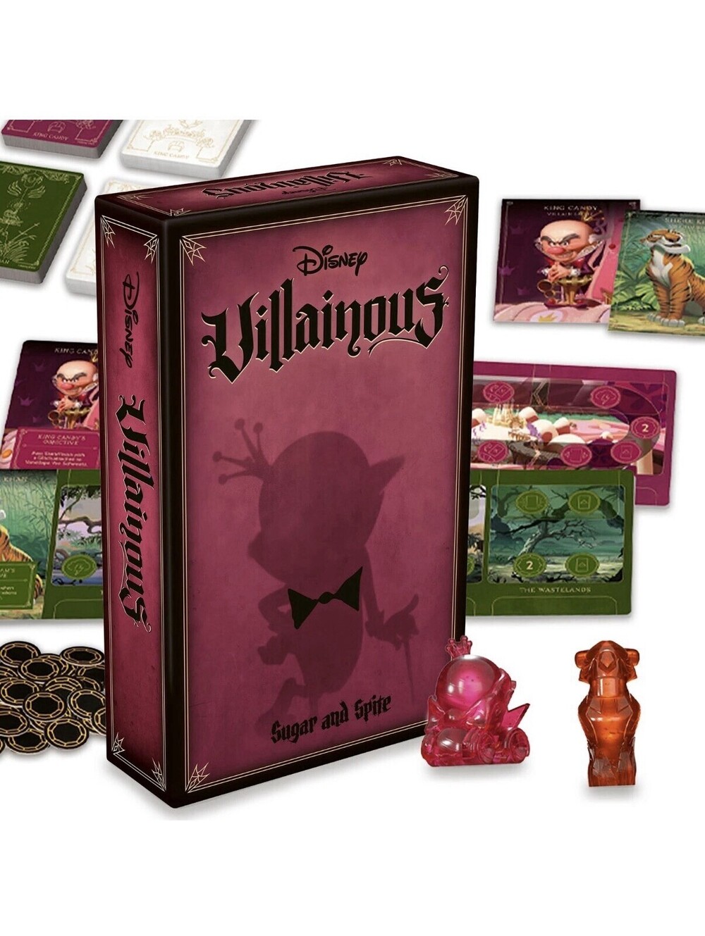 Disney Villainous Sugar Spite Tabletop Game Embrace Your Inner Villain Ages 10+